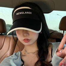 Load image into Gallery viewer, 1Pc Ice Silk Sun Hats Women Empty Top Baseball Cap Sunscreen Uv Protection Visors Outdoor Riding Running Sports Shades
