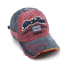 Load image into Gallery viewer, Retro Letter Embroidery Baseball Caps Spring Summer Men Women Cotton Adjustable Casual Hat Hip Hop Streetwear Sun Hats
