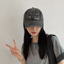 Load image into Gallery viewer, Retro Letter Embroidery Baseball Caps Spring Summer Men Women Cotton Adjustable Casual Hat Hip Hop Streetwear Sun Hats
