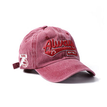 Load image into Gallery viewer, Retro Letter Embroidery Baseball Caps Spring Summer Men Women Cotton Adjustable Casual Hat Hip Hop Streetwear Sun Hats
