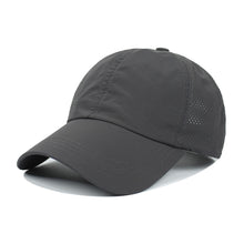 Load image into Gallery viewer, Quick Dry Baseball Cap Outdoor Sports Mesh Breathable Hat For Men Portable Hiking Fishing Sunbonnet Golf Adjustable Cap
