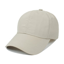 Load image into Gallery viewer, Quick Dry Baseball Cap Outdoor Sports Mesh Breathable Hat For Men Portable Hiking Fishing Sunbonnet Golf Adjustable Cap
