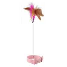 Load image into Gallery viewer, 1Pc Cats Toys Feathers Wand Interactive Toy Kitten Toys with Bell Pets Collar Playing Teaser Wand Training Toys for Cats Supplies
