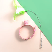 Load image into Gallery viewer, 1Pc Cats Toys Feathers Wand Interactive Toy Kitten Toys with Bell Pets Collar Playing Teaser Wand Training Toys for Cats Supplies
