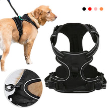 Load image into Gallery viewer, No Pull Breathable Reflective Dog Harness Adjustable Soft Padded Dog Vest style chest strap for Small Medium Large Dogs
