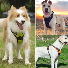 Load image into Gallery viewer, No Pull Breathable Reflective Dog Harness Adjustable Soft Padded Dog Vest style chest strap for Small Medium Large Dogs
