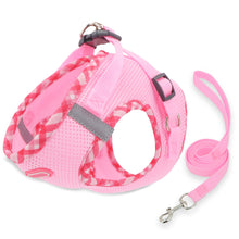 Load image into Gallery viewer, Pet Harness Anti-Pull Adjustable Comfortable Traction Rope Pet Harness Leash Set for Small Dogs and Cats
