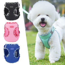 Load image into Gallery viewer, Pet Harness Anti-Pull Adjustable Comfortable Traction Rope Pet Harness Leash Set for Small Dogs and Cats
