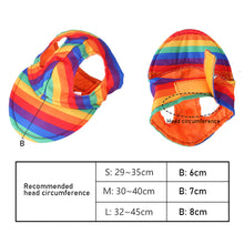 Load image into Gallery viewer, 1Pc Pet Baseball Hat Dog Accessories Pet Beret Hat Teddy Duck Tongue Hat for Large Medium Small Dogs Summer Solid Color
