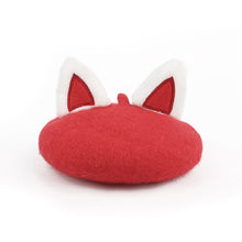 Load image into Gallery viewer, 1Pc Painter Wool Cap Pet Designer Rabbit Hats Dog Beret Pet Headwear Warm Headgear Mini Decorative Cute Solid Color Pet Hat
