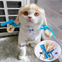 Load image into Gallery viewer, 1Pc Pet Wigs Cosplay Props Funny Dogs Cats Cross-Dressing Hair Hat Costumes Head Accessories For Halloowen Christmas Pets Supplies
