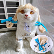 Load image into Gallery viewer, 1Pc Pet Wigs Cosplay Props Funny Dogs Cats Cross-Dressing Hair Hat Costumes Head Accessories For Halloowen Christmas Pets Supplies
