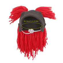 Load image into Gallery viewer, 1Pc Pet Wigs Cosplay Props Funny Dogs Cats Cross-Dressing Hair Hat Costumes Head Accessories For Halloowen Christmas Pets Supplies
