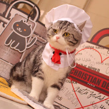 Load image into Gallery viewer, Pet Cooking King Hat Chef Clothes Hats Set Cat Dog Transformation Dress Cute Photo Decoration Hat Dog Costume Dog Hat Pet Accessories
