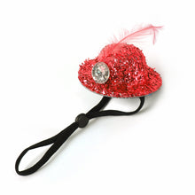 Load image into Gallery viewer, Funny Hats For Small Animals Pet Chicken Duck Hats For Hens Tiny Pets Funny Chicken Accessories Feather Top Hat With Adjustable Elastic Chin Strap Rooster Duck
