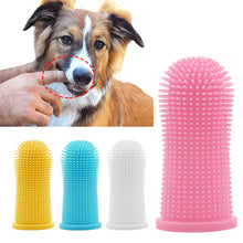 Load image into Gallery viewer, 1Pc Soft Silicone Pet Dog Finger Toothbrush Cleaning Bad Breath Care Nontoxic Clean Tool Dog Toothbrush Accessories
