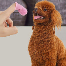 Load image into Gallery viewer, 1Pc Soft Silicone Pet Dog Finger Toothbrush Cleaning Bad Breath Care Nontoxic Clean Tool Dog Toothbrush Accessories
