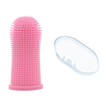 Load image into Gallery viewer, 1Pc Soft Silicone Pet Dog Finger Toothbrush Cleaning Bad Breath Care Nontoxic Clean Tool Dog Toothbrush Accessories
