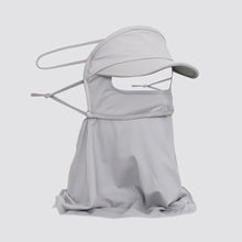 Load image into Gallery viewer, Ice Silk UPF50+ Sunscreen Mask With Brim Extended Neck Guard UV Protection Outdoor Sports Cycling Mask Adjustable Facekini
