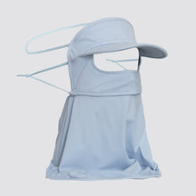 Load image into Gallery viewer, Ice Silk UPF50+ Sunscreen Mask With Brim Extended Neck Guard UV Protection Outdoor Sports Cycling Mask Adjustable Facekini
