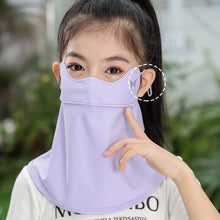 Load image into Gallery viewer, Children's Sunscreen Mask UPF50+ Extended Neck Ice Silk Mask With Cartoon Pattern Outdoor Sports Entertainment Sunscreen Gear
