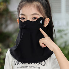 Load image into Gallery viewer, Children's Sunscreen Mask UPF50+ Extended Neck Ice Silk Mask With Cartoon Pattern Outdoor Sports Entertainment Sunscreen Gear
