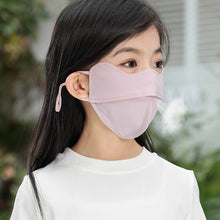 Load image into Gallery viewer, Children's Sunscreen Mask UPF50+ Extended Neck Ice Silk Mask With Cartoon Pattern Outdoor Sports Entertainment Sunscreen Gear
