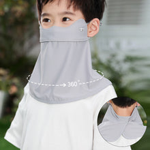 Load image into Gallery viewer, Children's Sunscreen Mask UPF50+ Extended Neck Ice Silk Mask With Cartoon Pattern Outdoor Sports Entertainment Sunscreen Gear
