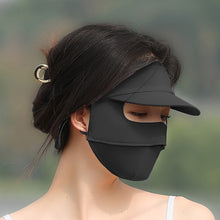 Load image into Gallery viewer, UPF50+ Full Face Sunscreen Mask With Brim Outdoor UV Protection Cycling Driving Ice Silk Facekini
