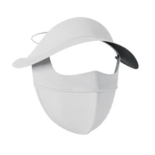 Load image into Gallery viewer, Full Face Sunscreen Mask With Large Vinyl Brim Outdoor Driving Riding UV Protection Eye Protection Ice Silk Facekini
