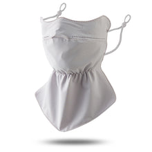 Load image into Gallery viewer, Extended Neck Support Sunscreen Mask UV Protection Eye Protection 3D Ice Silk Mask Outdoor Cycling Driving Breathable Facekini
