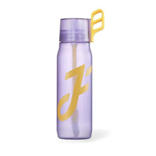 Load image into Gallery viewer, 650ML Large Capacity Outdoor Sports Water Bottle With 0 Sugar 0 Fat 0 Calories Fruit Flavoured Ring Fun Straw Bottle
