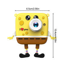 Load image into Gallery viewer, Children's Digital Camera 2.0-Inch IPS HD Screen Fun Cartoon Camera Video MP3 Play Games Available
