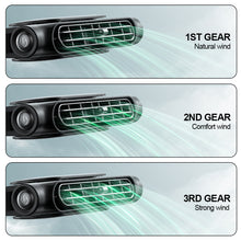 Load image into Gallery viewer, Car Interior Seat Fan Backseat Cooling Fan Front Rear Seat Headrest Cooling Air Fan with USB Powered Adjustable Strap
