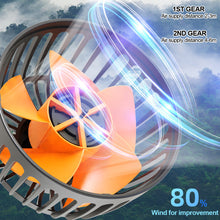 Load image into Gallery viewer, 5V 12V 24V Adjustable 3 Head Car Fan Cooling Car Fan USB 2 Speeds For Auto Cooler Air Fan Accessories
