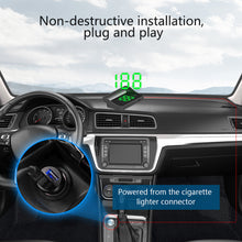 Load image into Gallery viewer, Car GPS HUD Head Up Display Digital Speedometer Speed Meter KMH/MPH for Car Truck Plug and Play Auto Part Accessories
