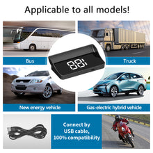 Load image into Gallery viewer, Car GPS HUD Head Up Display Digital Speedometer Speed Meter KMH/MPH for Car Truck Plug and Play Auto Part Accessories

