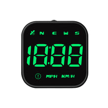 Load image into Gallery viewer, Digital Mini Car HUD Head Up Display GPS Speedometer Gauges Compass USB Port Compass Speed Meter For Car Pickup Trucks with Suction Cup Bracket
