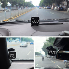 Load image into Gallery viewer, Digital Mini Car HUD Head Up Display GPS Speedometer Gauges Compass USB Port Compass Speed Meter For Car Pickup Trucks with Suction Cup Bracket
