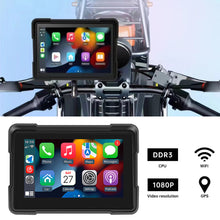 Load image into Gallery viewer, 5" Screen Motorcycle Navigation GPS Wireless Apple Carplay Android Auto Motorcycle BT IP67 Waterproof Touch Screen Display
