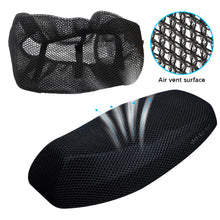 Load image into Gallery viewer, Motorcycle 3D Mesh Cushion Seat Cover Protector Anti-Slip Cushion Mesh Net Anti-skid Pad Mesh Seat Cover for Motorbike Scooter Electric Bike
