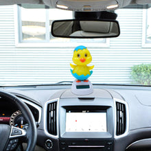 Load image into Gallery viewer, Cartoon Eggshell Chicken Car Decoration Solar Energy Decoration Shaking Head Doll Decoration Gift Creative Interior Automotive
