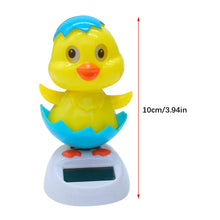 Load image into Gallery viewer, Cartoon Eggshell Chicken Car Decoration Solar Energy Decoration Shaking Head Doll Decoration Gift Creative Interior Automotive
