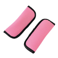 Load image into Gallery viewer, 1Pair Car Seat Belt Shoulder Guard Breathable Mesh Padding Pad Seat Belt Cover for Children Car Interior Accessories Four Seasons
