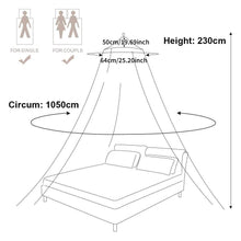 Load image into Gallery viewer, Mosquito Mesh Net Large Dome Hanging Mosquito Net Bed Net Tent Fly Insect Repellent Protection Summer Polyester Anti Mosquito Net
