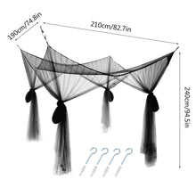 Load image into Gallery viewer, Mosquito Mesh Net Large Four Door Hanging Mosquito Net Bed Net Tent Fly Insect Repellent Protection Summer Polyester Anti Mosquito Net
