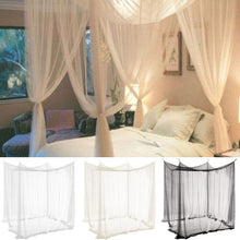 Load image into Gallery viewer, Mosquito Mesh Net Large Four Door Hanging Mosquito Net Bed Net Tent Fly Insect Repellent Protection Summer Polyester Anti Mosquito Net
