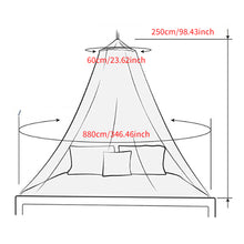 Load image into Gallery viewer, Mosquito Mesh Net Large Dome Hanging Mosquito Net Bed Net Tent Fly Insect Repellent Protection Summer Polyester Anti Mosquito Net
