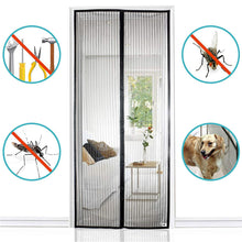 Load image into Gallery viewer, No Punching Magnetic Screen Door Curtain AntiMosquito Insect Fly Bug Household Ventilation Door Curtain For Kitchen Indoor Living Room Baby Care

