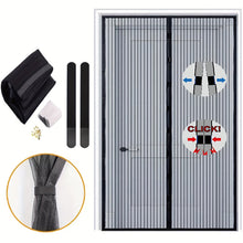 Load image into Gallery viewer, No Punching Magnetic Screen Door Curtain AntiMosquito Insect Fly Bug Household Ventilation Door Curtain For Kitchen Indoor Living Room Baby Care
